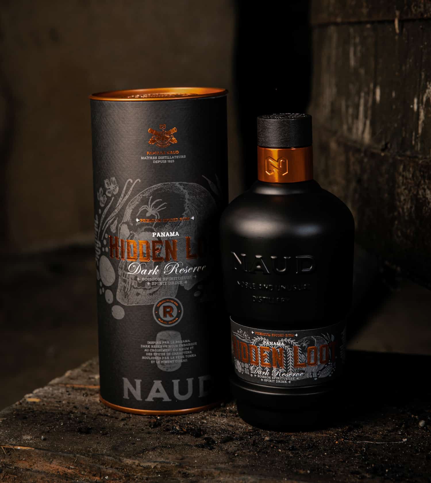 Spiced Rum : Famille Naud lance Hidden Loot Dark Reserve