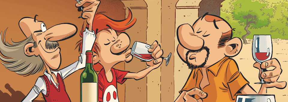 Les Fondus du Vin : Bordeaux et Bourgogne en BD
