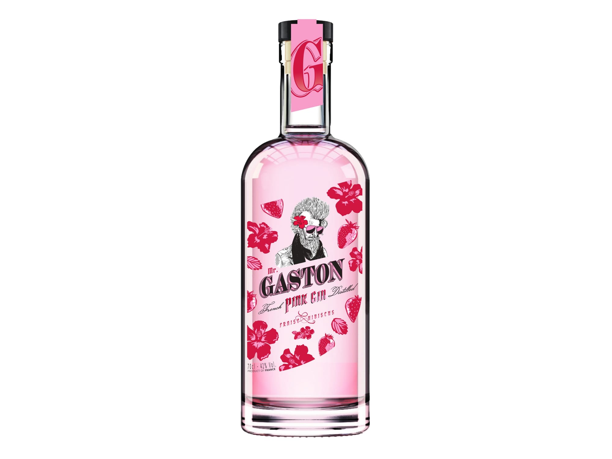 La Distillerie Tessendier étoffe sa gamme Mr. Gaston Gin avec l'arrivée du Pink Gin à l'hibiscus et à la fraise