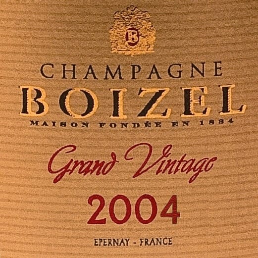 Boizel : Grand Vintage 2004