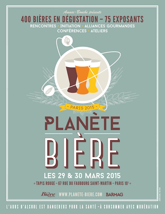 Planète Bière : les 29 et 30 mars à Paris !