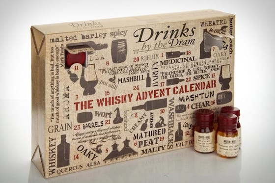 Des calendriers de l'Avent au whisky et au gin !